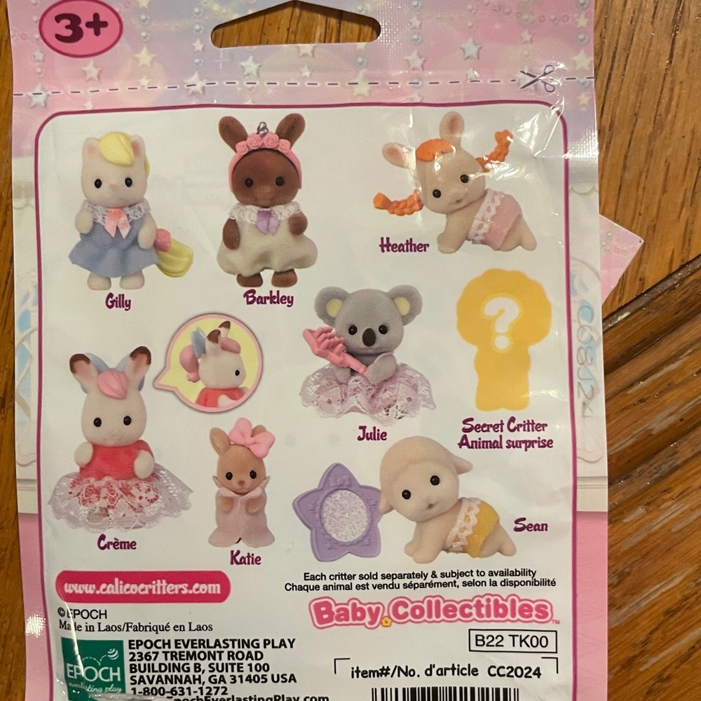 Calico Critters “Baby Fun Hair Series” SEAN New - Picture 5 of 5